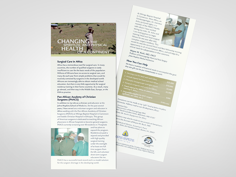 PAACS information card