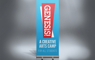 Genesis Arts Camp - Rollup Banner